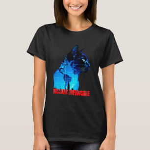 Camiseta Missão Impawsível. Citação Divertida de Gato para