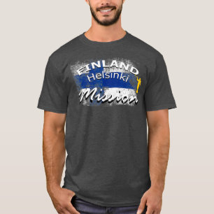 Camiseta Missão Missionária da Finlândia Helsinki Mormon