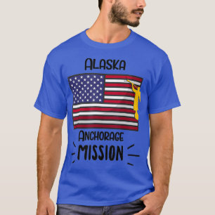Camiseta Missão Missionária do Alaska Anchorage Mórmon L