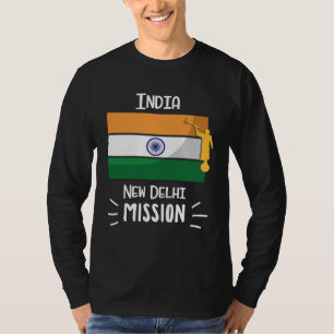 Camiseta Missão Missionária Mórmon SUD Nova Deli Índia