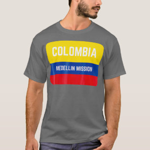 Camiseta Missão Mórmon do LDS da Colômbia Medellín