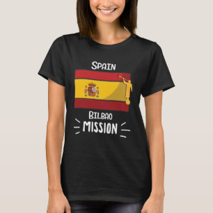 Camiseta Missão Mórmon SUD Espanha Bilbao Missionário