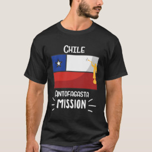 Camiseta Missão Mormon SUD Missionário no Chile Antofagasta