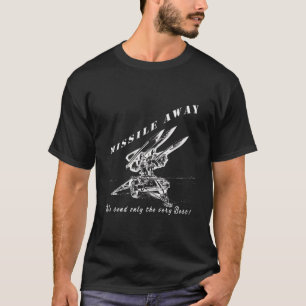 Camiseta Mísseis Away Flight Brigade Sistema de Foguetes Ha