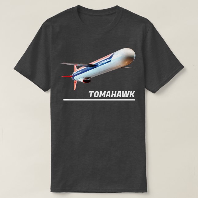 Camiseta Míssil de ataque terrestre Tomahawk BGM109 (Frente do Design)