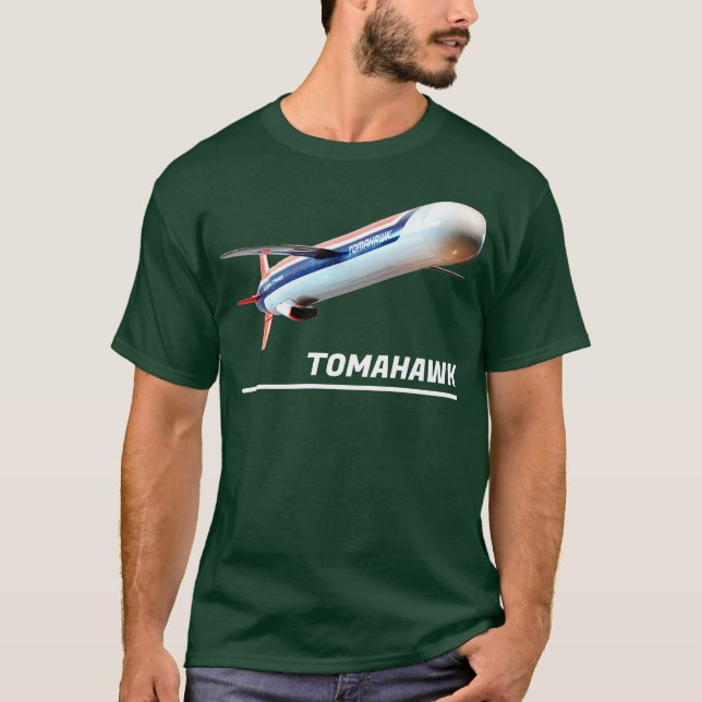 Camiseta Míssil de Ataque Terrestre Tomahawk BGM109 (Frente)