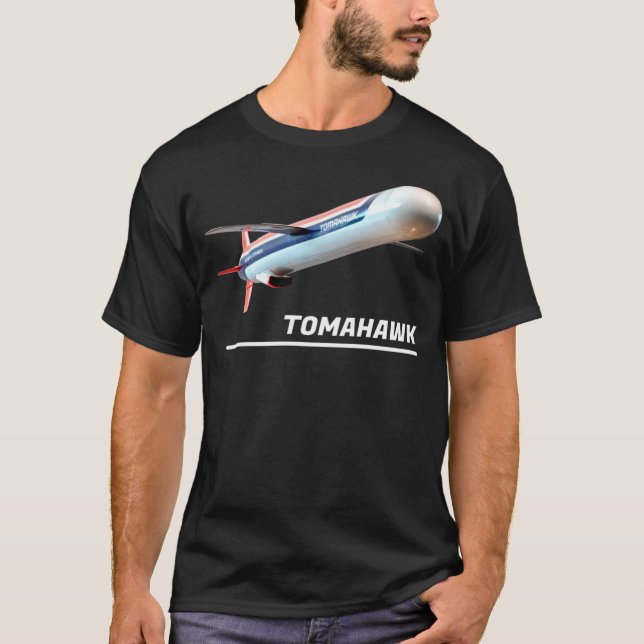 Camiseta Míssil de Ataque Terrestre Tomahawk BGM 109 (Frente)