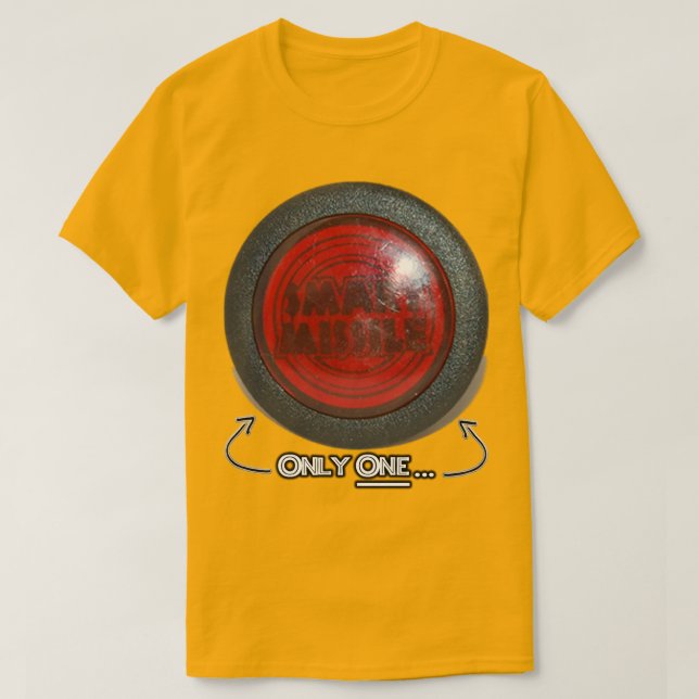 Camiseta Míssil esperto - somente um (Frente do Design)