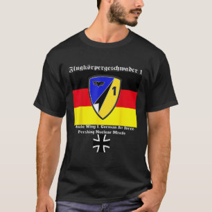 Camiseta Míssil Wing 1 Força Aérea Alemã 74.ª design USAFAD