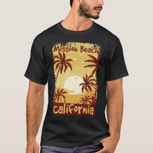 Camiseta Mission Beach California (Frente)