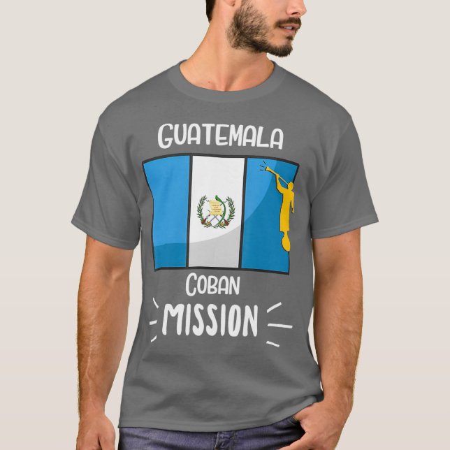 Camiseta Missionário da Missão LDS Coban Mormon da Guatemal (Frente)