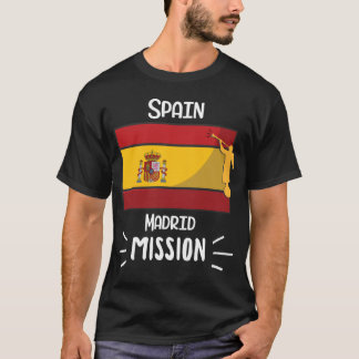 Camiseta Missionário da Missão LDS da Espanha Madrid Mormon