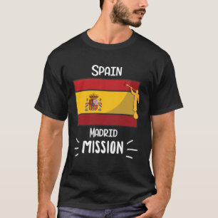 Camiseta Missionário da Missão LDS da Espanha Madrid Mormon