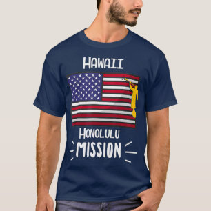 Camiseta Missionário da Missão LDS do Hawaii Honolulu Mor