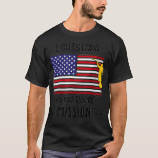 Camiseta Missionário da Missão LDS do Louisiana Baton Rouge