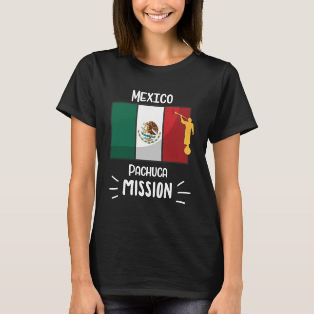 Camiseta Missionário da Missão LDS do México Pachuca Mormon (Frente)