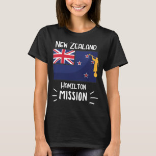 Camiseta Missionário da Missão LDS Hamilton Mormon da Nova 
