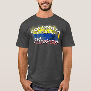 Camiseta Missionário da Missão LDS Medellin Mormon da Col