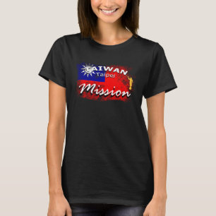 Camiseta Missionário da Missão LDS Mórmon de Taiwan Taipei