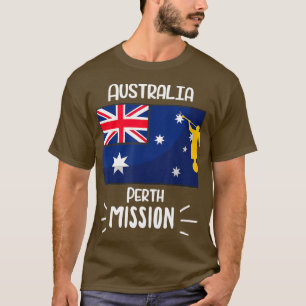 Camiseta Missionário da Missão LDS Perth Mormon da Austr