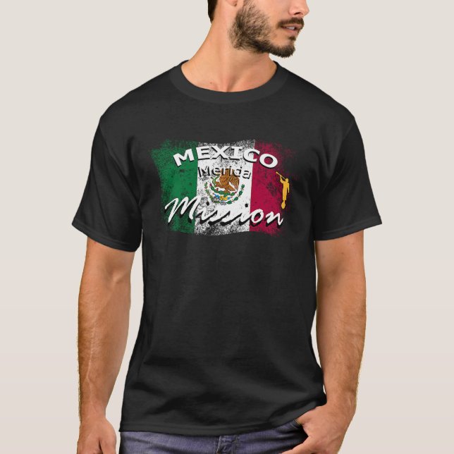 Camiseta Missionário da Missão MDL Mórmon do México (Frente)
