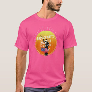 Camiseta Missionário de Missão Lds Massachusetts Mormon