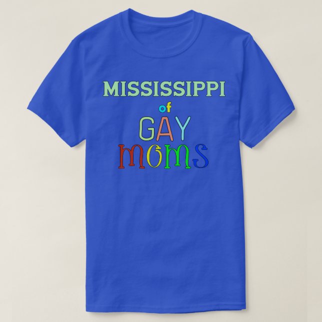 Camiseta Mississipi de Mães Gay (Frente do Design)