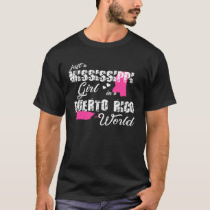 Camiseta Mississipi é uma menina Mississippi em um porto