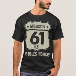 Camiseta Mississipi US 61 A autoestrada Blues é dotada para