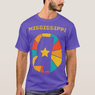 Camiseta Mississipi Vintage angustiou Souvenir 1