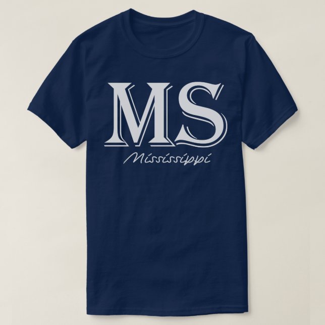 Camiseta Mississippi (Frente do Design)