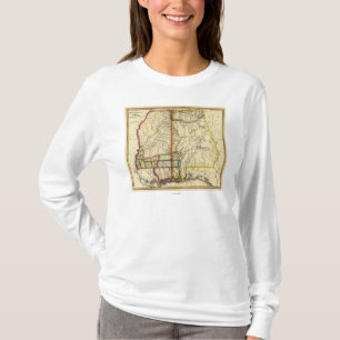 Camiseta Mississippi e mapa de AlabamaPanoramic