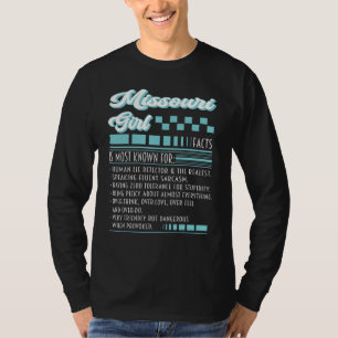 Camiseta Missouri Girl Dress Human Lie Detector Nutrição F