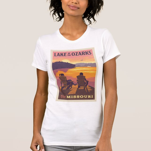 Camiseta Missouri | Lago dos Ozarks (Frente)