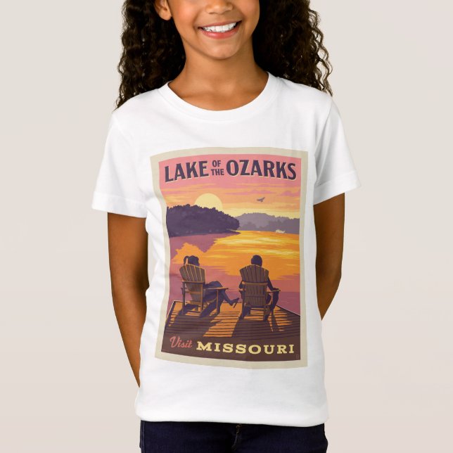 Camiseta Missouri | Lago dos Ozarks (Frente)