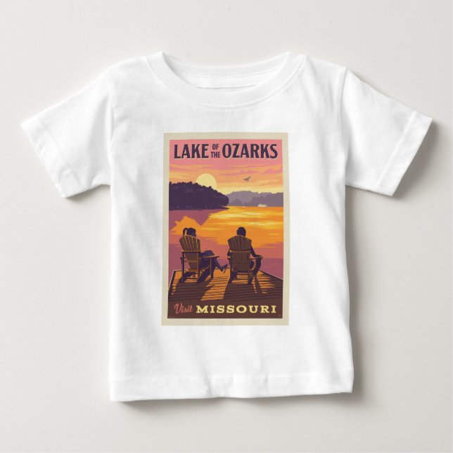 Camiseta Missouri | Lago dos Ozarks (Frente)