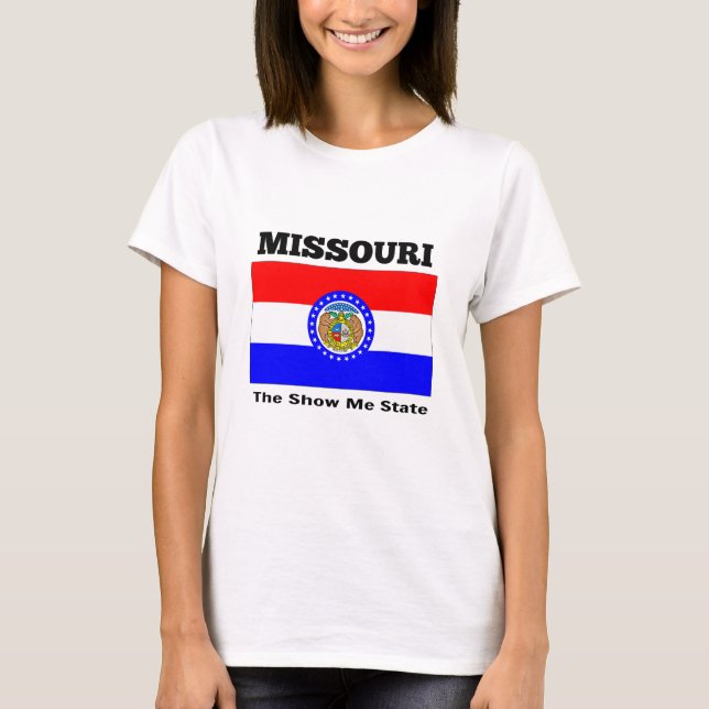 Camiseta Missouri, O Estado Mostre-Me, (Frente)
