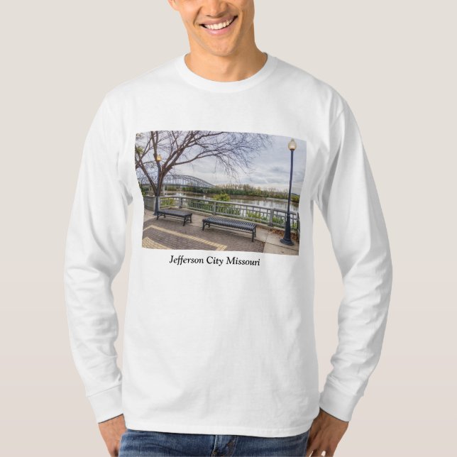 Camiseta Missouri River View Long Sleeve T Shirt (Frente)