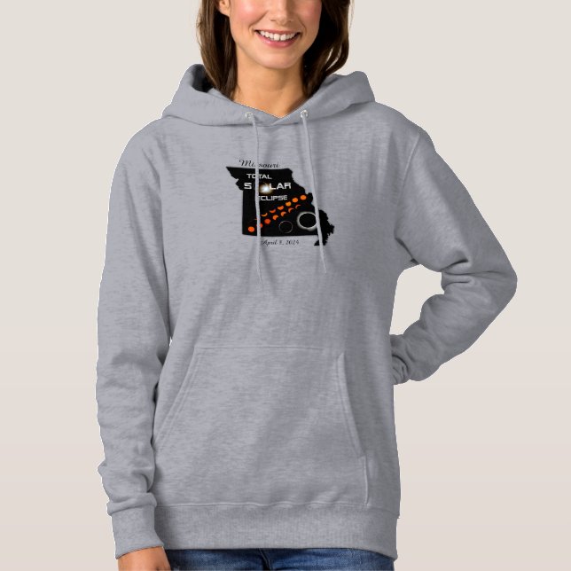 Camiseta Missouri Solar Eclipse Hoodie (Frente)