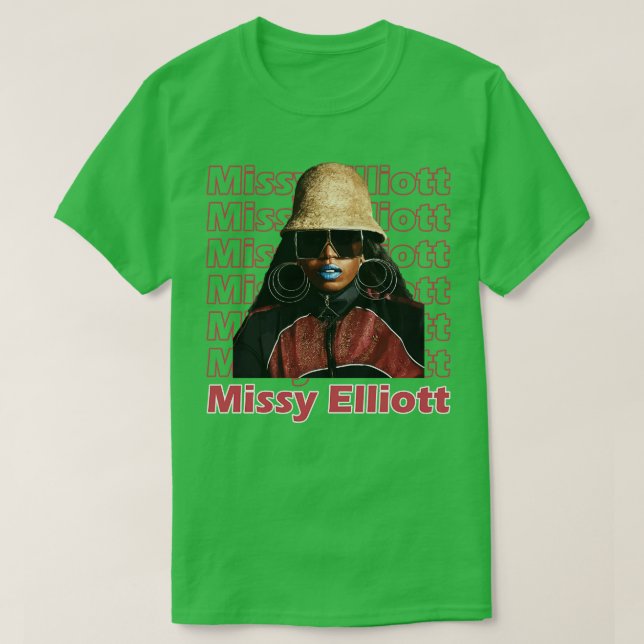 Camiseta Missy Elliot Red (Frente do Design)