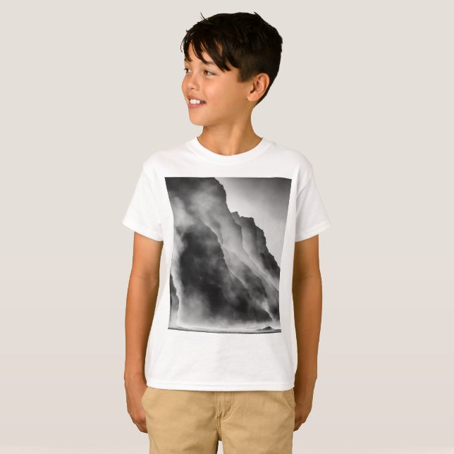 Camiseta Mist nas rochas (Frente Completa)