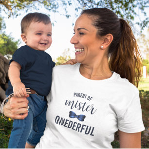 Camiseta Mister Onederful Gravata Borboleta 1º Aniversário