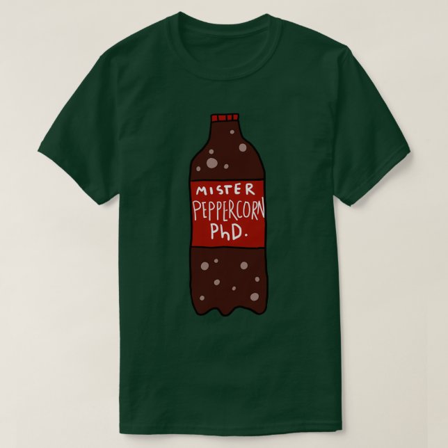 Camiseta mister peppercorn phd 1 (Frente do Design)