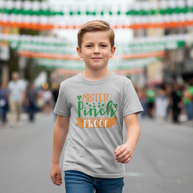 Camiseta Mister Pinch Proof St Patrick para Crianç (Criador carregado)