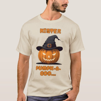 Camiseta Mister Pumpk-A-Boo Halloween Pumpkin