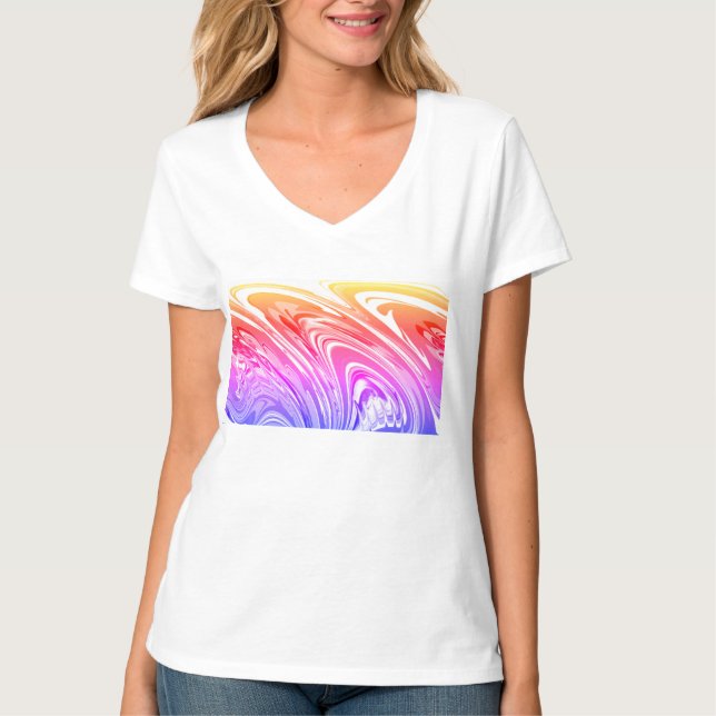 Camiseta Mistério de verão bonito e moderno (Frente)