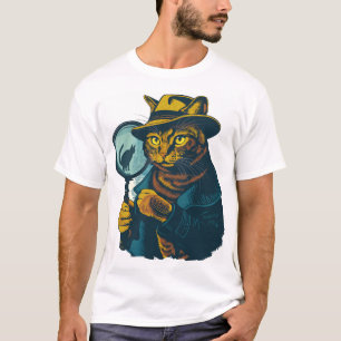 Camiseta Mistério do Gato Detetive