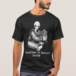 Camiseta Mistério Funny Bigfoot De Grande OVNI De Alienígen