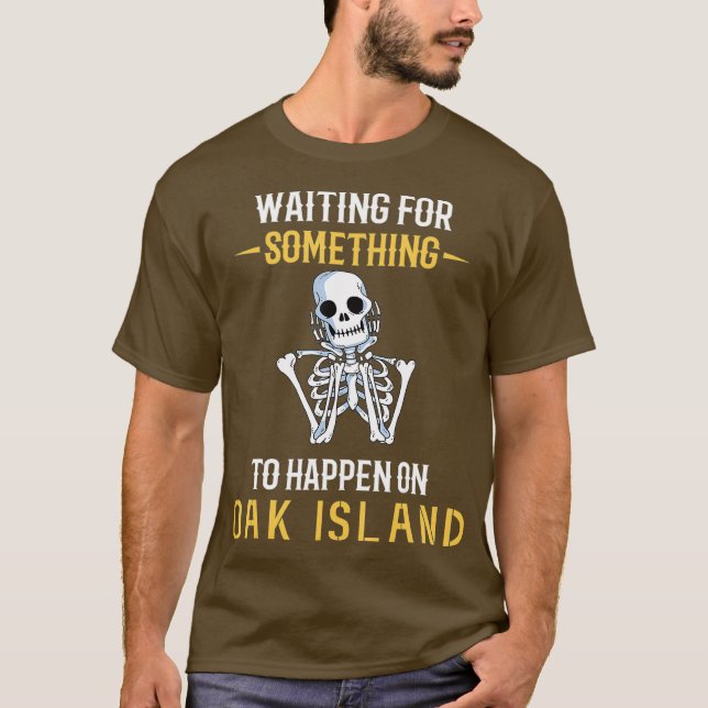 Camiseta Mistério Oak Island Treasure Hunting Oak Island (Frente)
