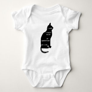 Camiseta Misterioso como uma citação de Cat Edgar Allan Poe